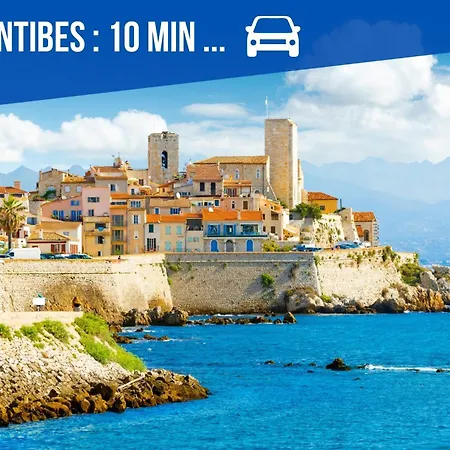 Villa Inti - piscine, jardin privé&barbecue Antibes