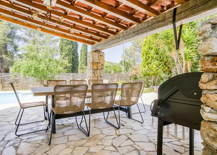 Villa Inti - piscine, jardin, bbq - proche Cannes